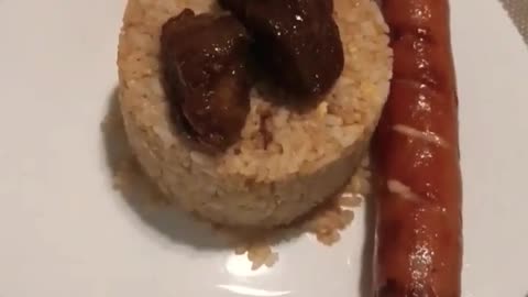 ADOBO FRIED RICE W HOTDOG