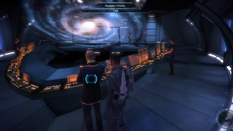 Navigator Pressly Talking With Shepard About Spectre Nihlus Mass Effect Deluxe Mod Game-Play