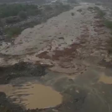 Desert flooding
