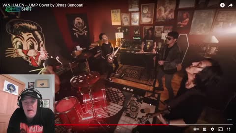 Dimas Senopati Jump VAN HALEN COVER REACTION #reaction