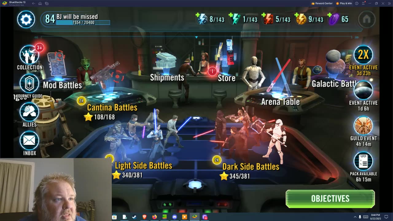 Star Wars Galaxy of Heroes F2P Day 118