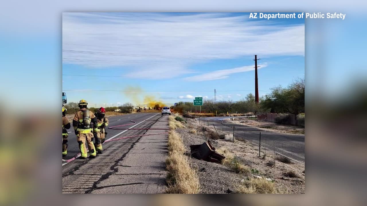 Hazardous chemical spill on Arizona interstate, residents evacuated