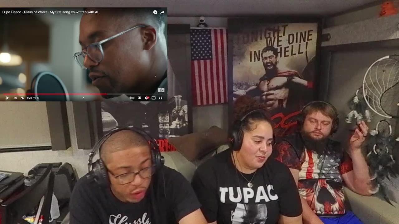 Lupe Fiasco - Glass Of Water (Co-Written with AI) [REACTION] [BLITE MEDIA LOTTERY WINNER]