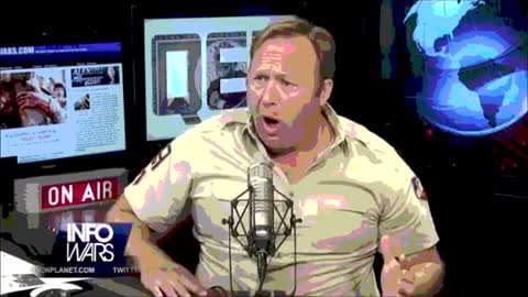 Alex Jones Earns Natural Gas Money while Ambiant Chinese Music Plays