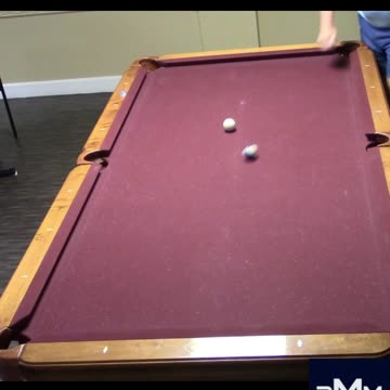 A LITTLE HOP ON THAT CUE BALL!