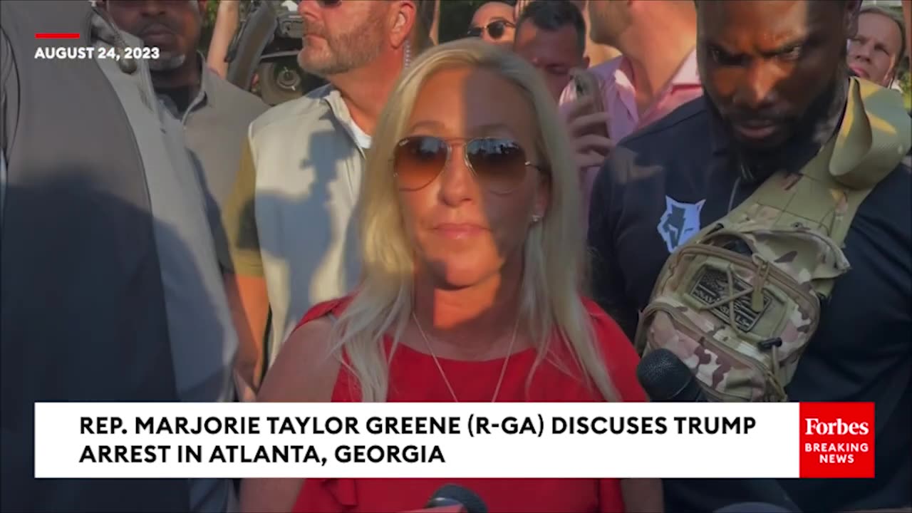 Marjorie Taylor Greene Explodes On Fani Willis, Biden Over Trump Arrest In Georgia