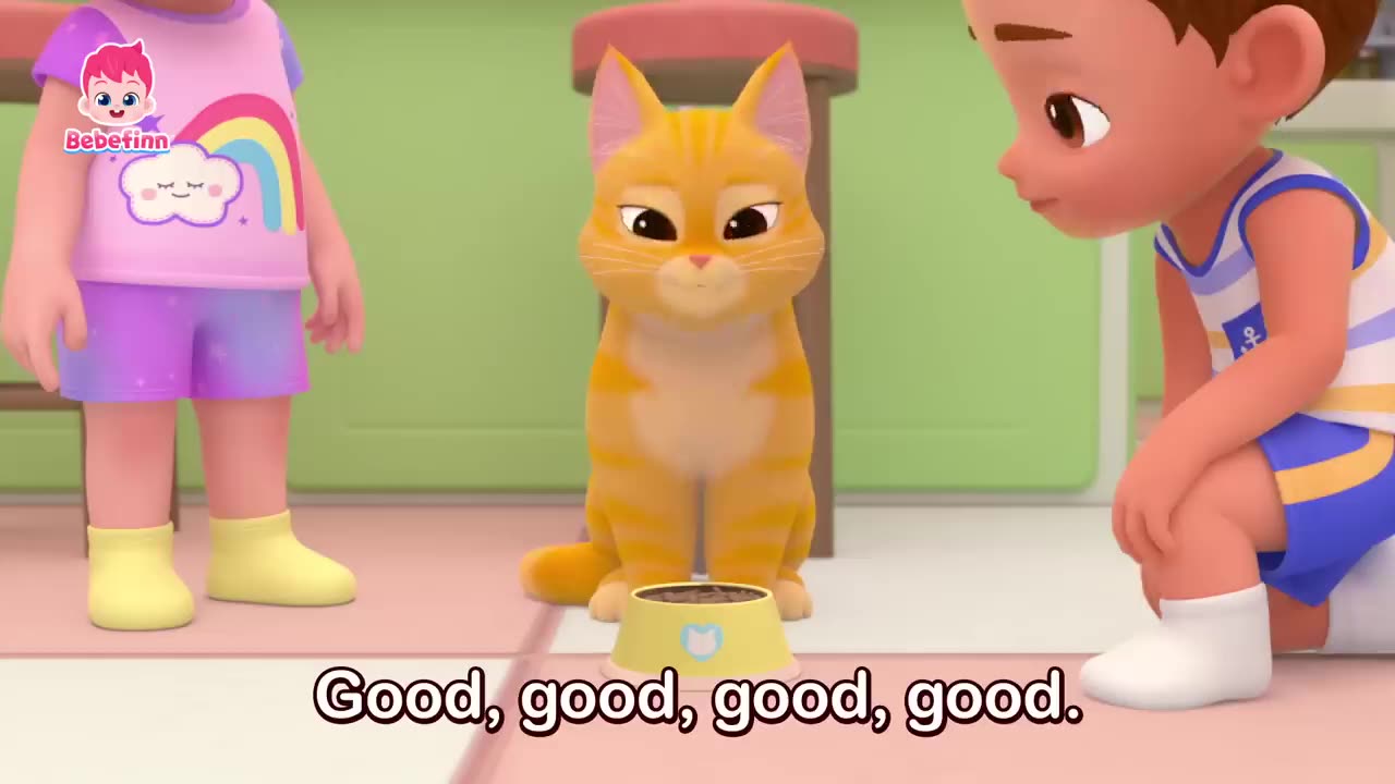 Good Morning Let's Feed Boo - baby cartoon