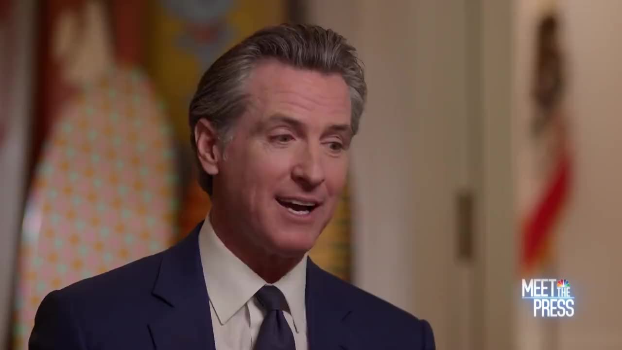 Gavin Newsom says Kamala Harris is “naturally the one lined up” to succeed Biden