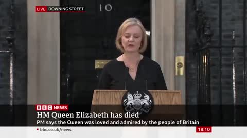 UK PM Liz Truss pays tribute to Queen Elizabeth II @BBC News