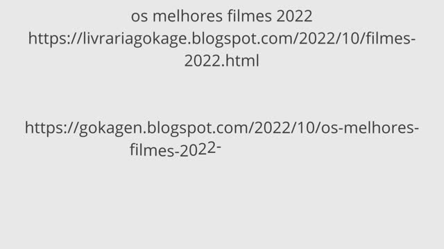 os melhores filmes 2022 pt2