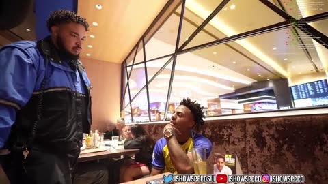 iShowSpeed Tries The MESSI BURGER #comedy #ishowspeed #trending