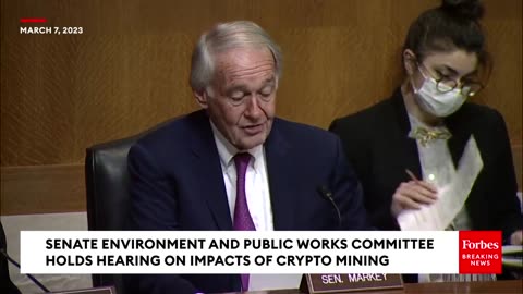 Ed Markey Asks Witness- 'Can Bitcoin Change Its Code To Change Substantial Amounts Of Energy-'