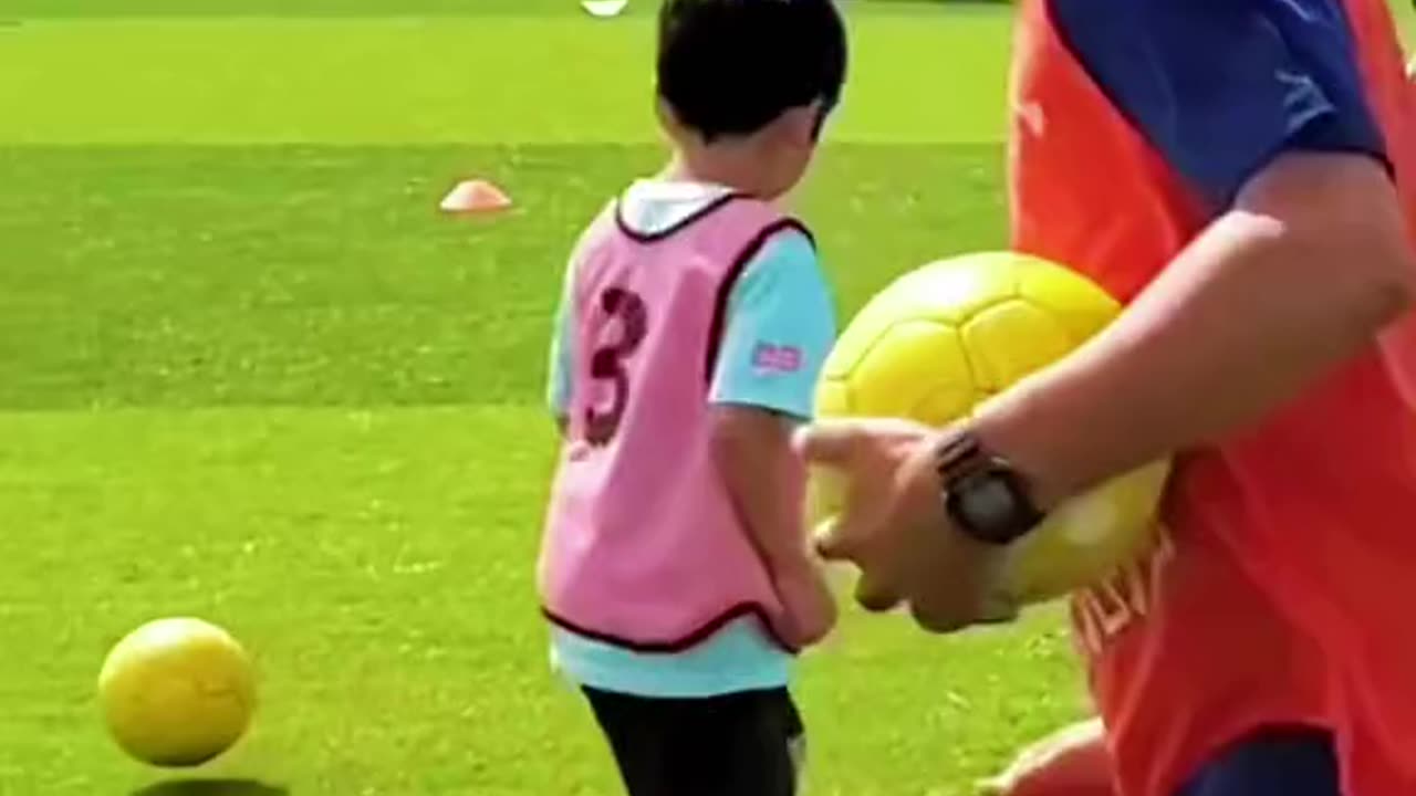 Cute Baby Girl Plying Football So Cute Girl