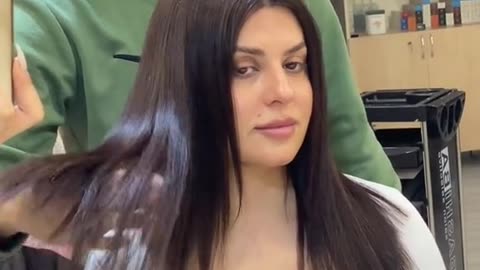Girl keratin treatment tutorial
