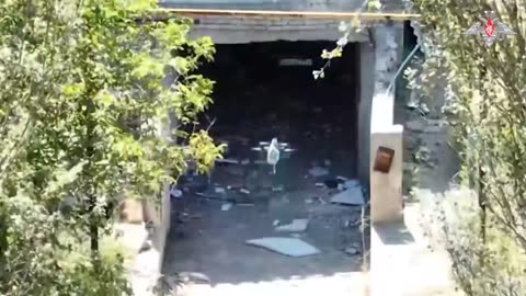 Footage of the destruction of a house with Ukrainian infantry