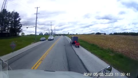 Driving an 18 wheeler through Amish Country