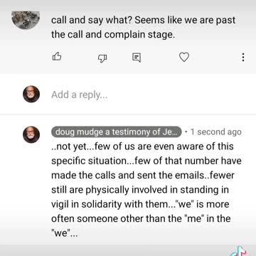 So, are you really involved, or just sideling?