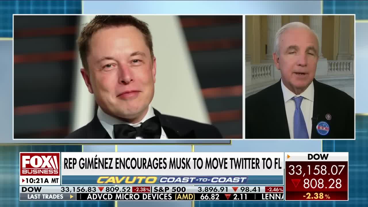 Rep. Carlos Gimenez: Come to the free state of Florida, Elon Musk