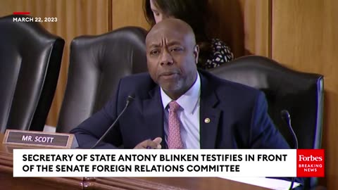 'Cut That Off!'- Tim Scott Demands Action From Sec. Blinken On Fentanyl Coming Across Borders