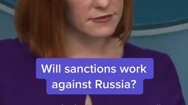 Will sanctions work against Russia?