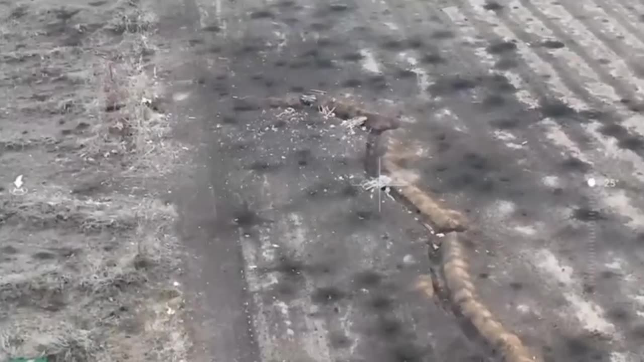 Our tank storms the russian trench head-on
