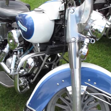 A Couple Old Harley Davidsons