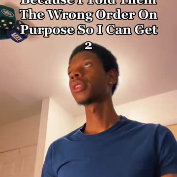 Acting Irritated When They Make Over Drink Because I Told Them Wrong Order On Purpose So I Can Get 2