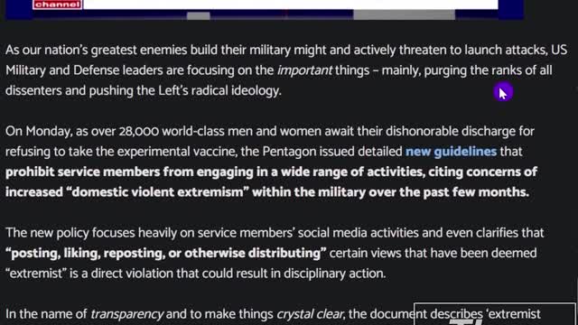 Pentagon To Punish Troops Who Link Or Share Content of Opposing Views