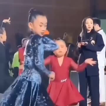 the girl dances very beautifully