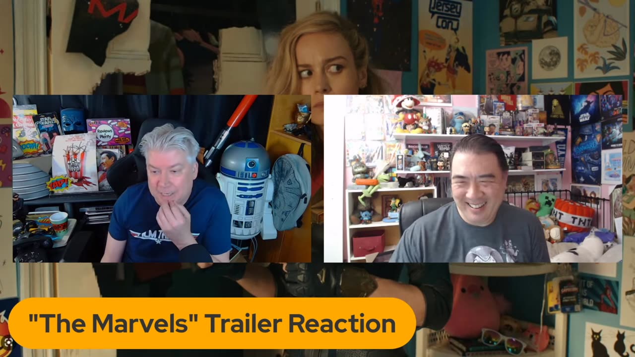 [2023-04-13] THE MARVELS TEASER TRAILER REACTION | Film Threat Reviews