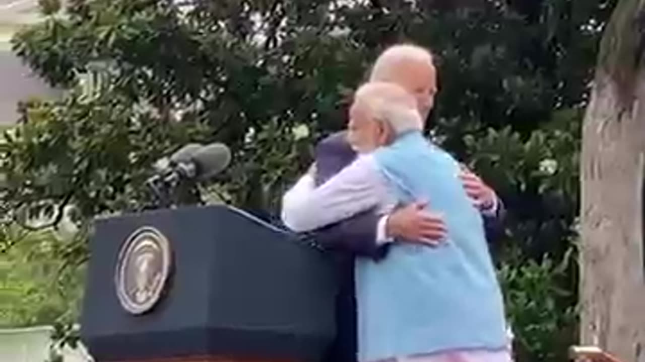 President biden welcome Modiji