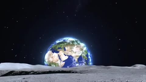 How earth looks from the moon