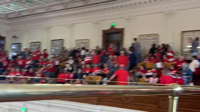 Rep. Tinderholt Comes into the Gallery