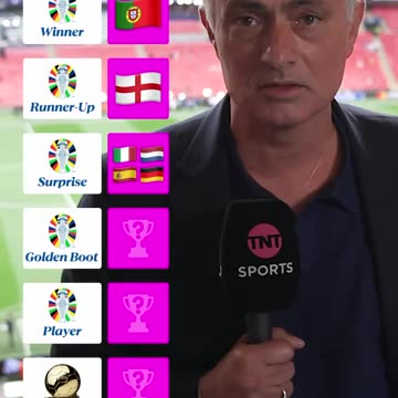 Jose Mourinho gives us his #EURO2024 prediction
