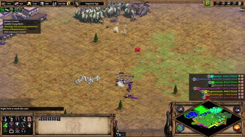 Age of Empires II 4 vs 4 : Arena Turks - Will I survive the Roman Scorpions with a Friend