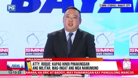 Manifesto ng mga sundalo para palayain sina Ka Eric at Dr. Badoy, hindi dapat balewalain ng estado