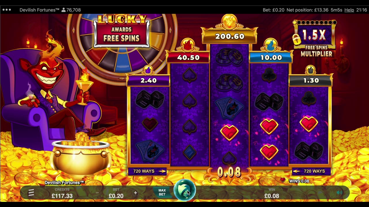 Devilish Fortunes 10 Minute Slots