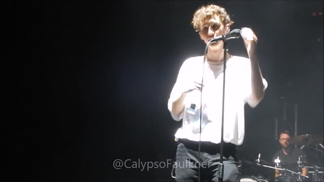 Troye Sivan Hit By Water Bottle