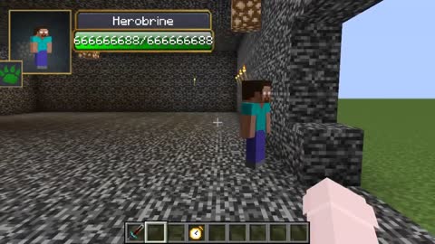 Herobrine vs Null all Сreepypasta mobs in minecraft part 89