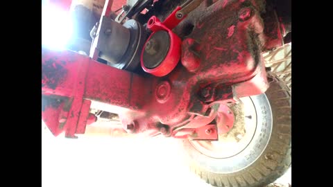 Repairing the brakes on the Gravely 18g