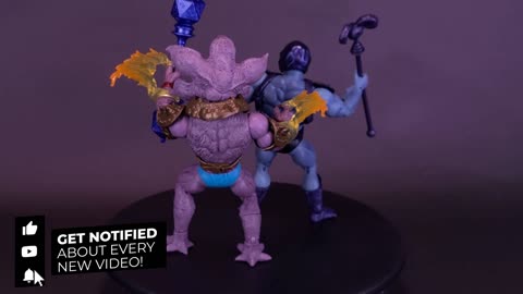 Mattel Masters of the Universe Origins Stranger Things Skeletor and Demogorgon