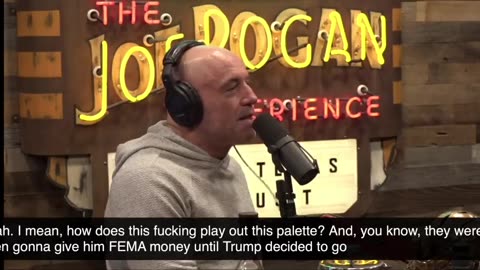 "You know, they weren't even going to give them FEMA money until Trump decided to go down there?"