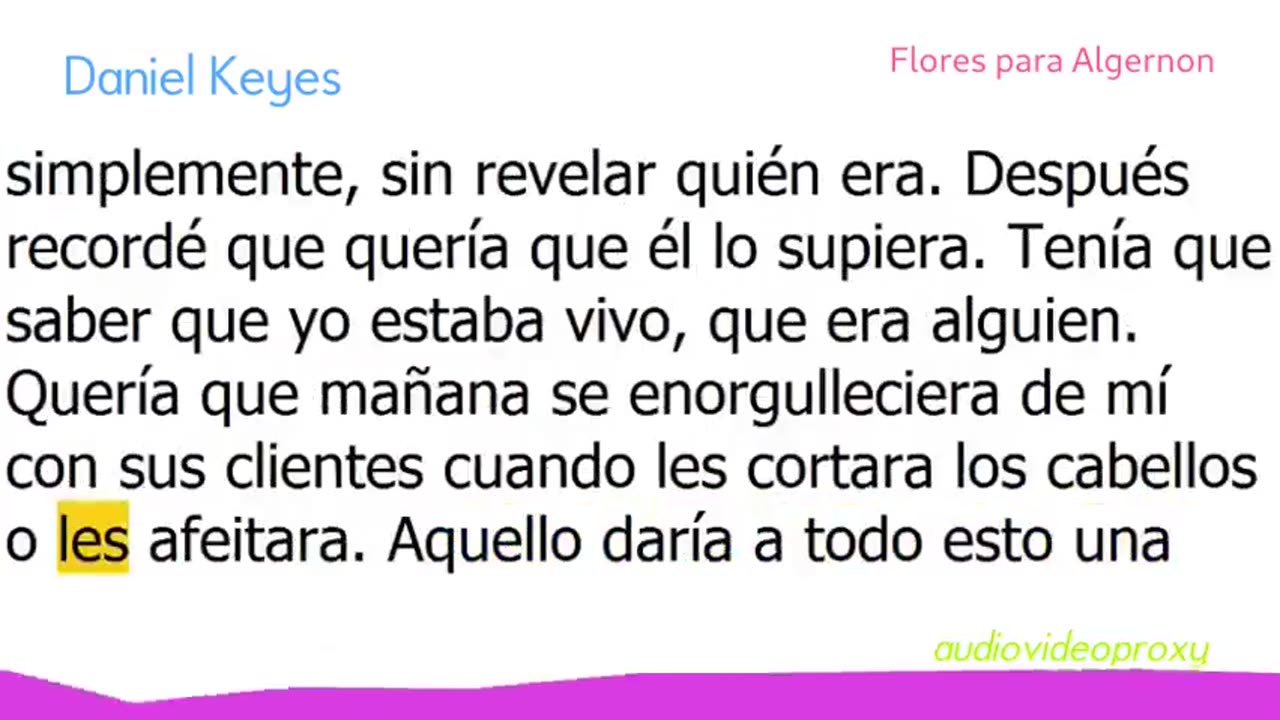 Daniel Keyes - Flores para Algernon 1/2