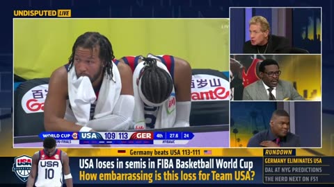 Team USA eliminated from 2023 FIBA Basketball World Cup.