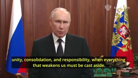 Putin’s speech on wagner: “It is treason”