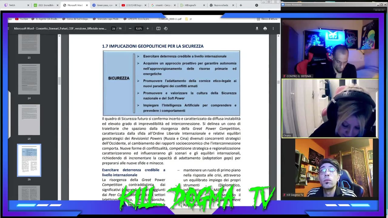 Stato Maggiore Difesa gli scenari futuri,transumanesimo e Intelligenza Artificiale DOCUMENTARIO Biolaboratori dove hanno i virus di malattie mortali all'ospedale Sacco di Milano all'inmi di Roma e alla base americana di Sigonella