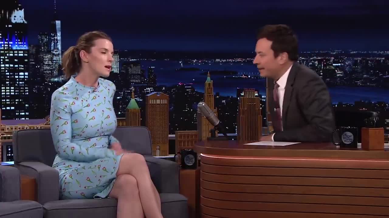 Betty Gilpin Was Accidentally Left in a Body Bag on the Set of Law & Order | The Tonight Show