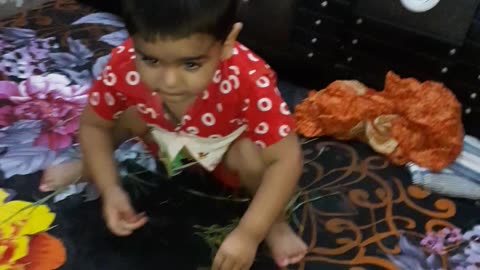 Baby funny masti video