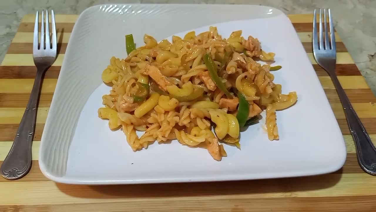 Quick Tikka Macaroni