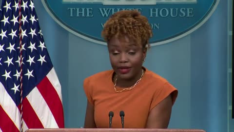 Karine Jean-Pierre stated that she has nothing to share on why Biden